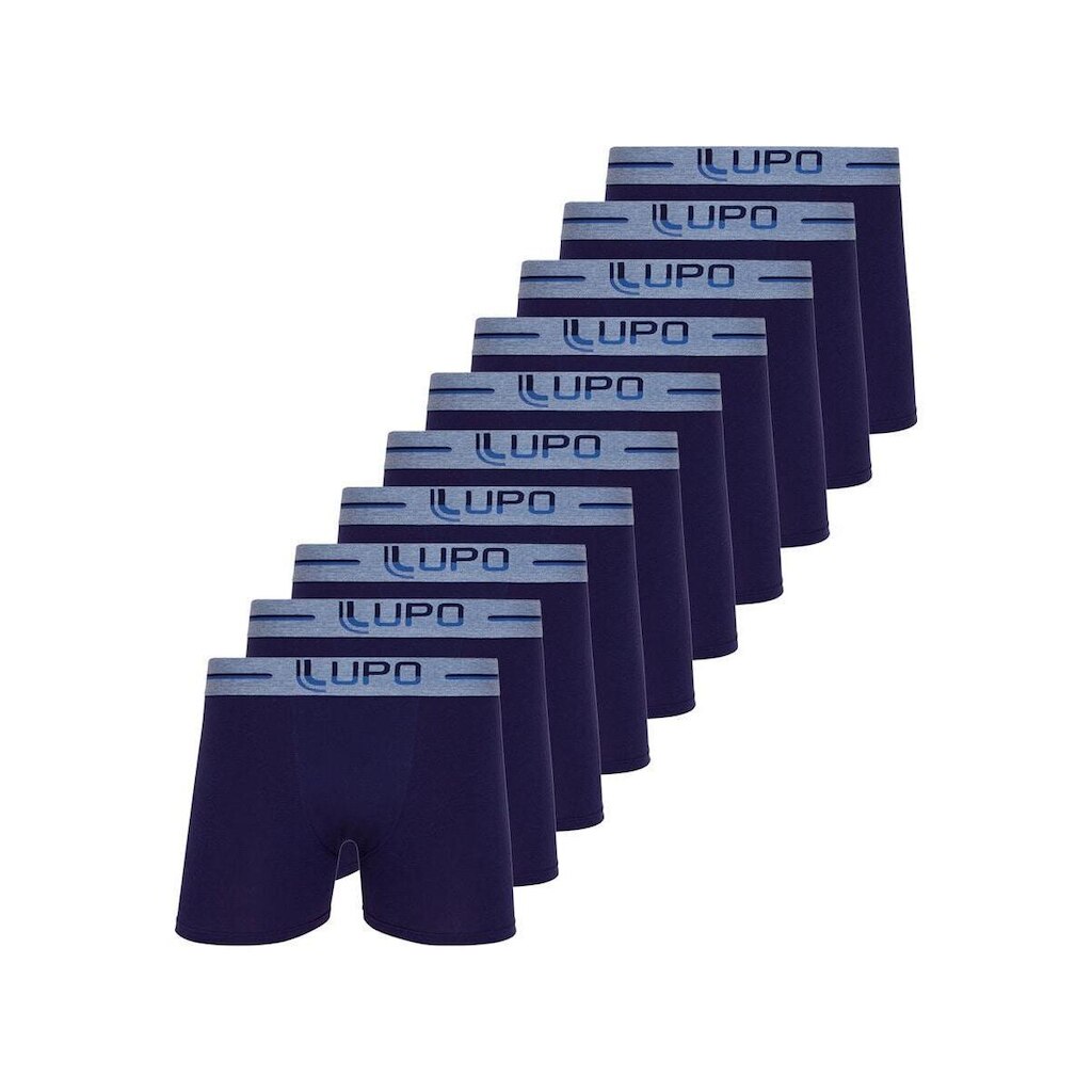 Kit com 10 Cuecas Boxer Lupo 784-016