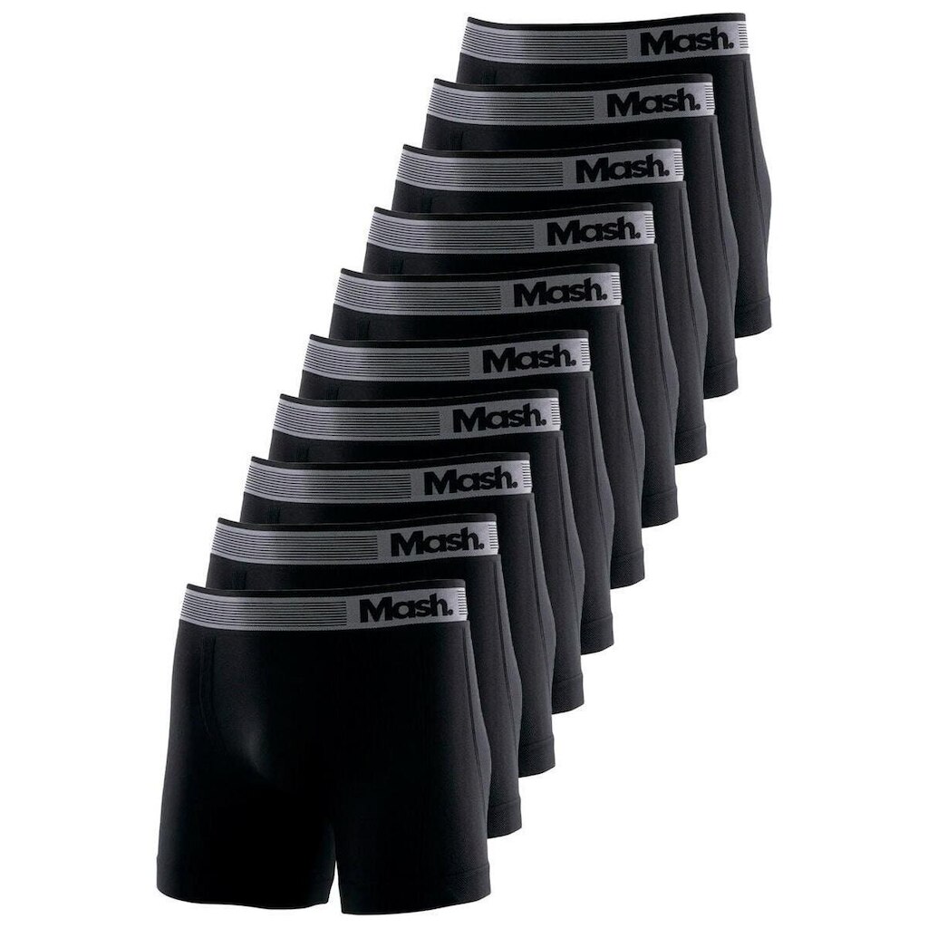 Kit com 10 Cuecas Boxer Mash 710.01 Azul Marinho