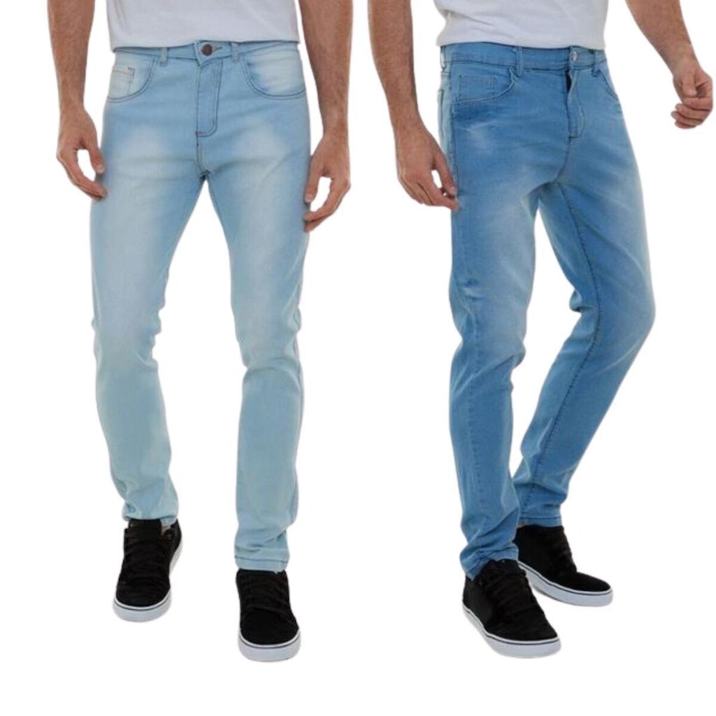 Kit Com 2 Calças Masculinas Jeans Premium Versatti Lion
