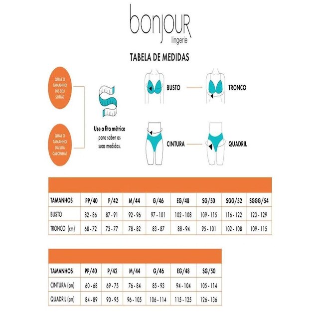 Kit com 2 Calcinhas Biquíni Bonjour K0860