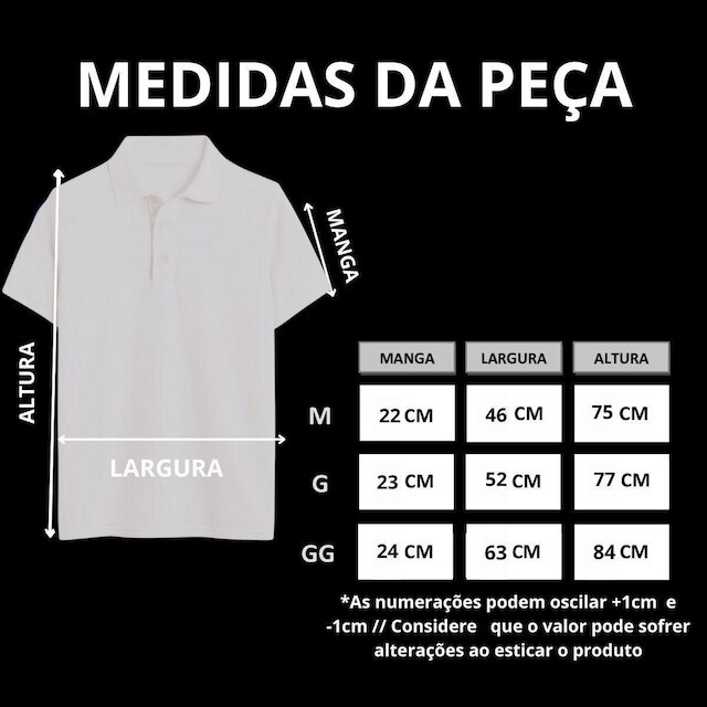 Kit Com 2 Camisas Polo Masculina Clássica Manga Curta Gola V e Botões Estilo Casual