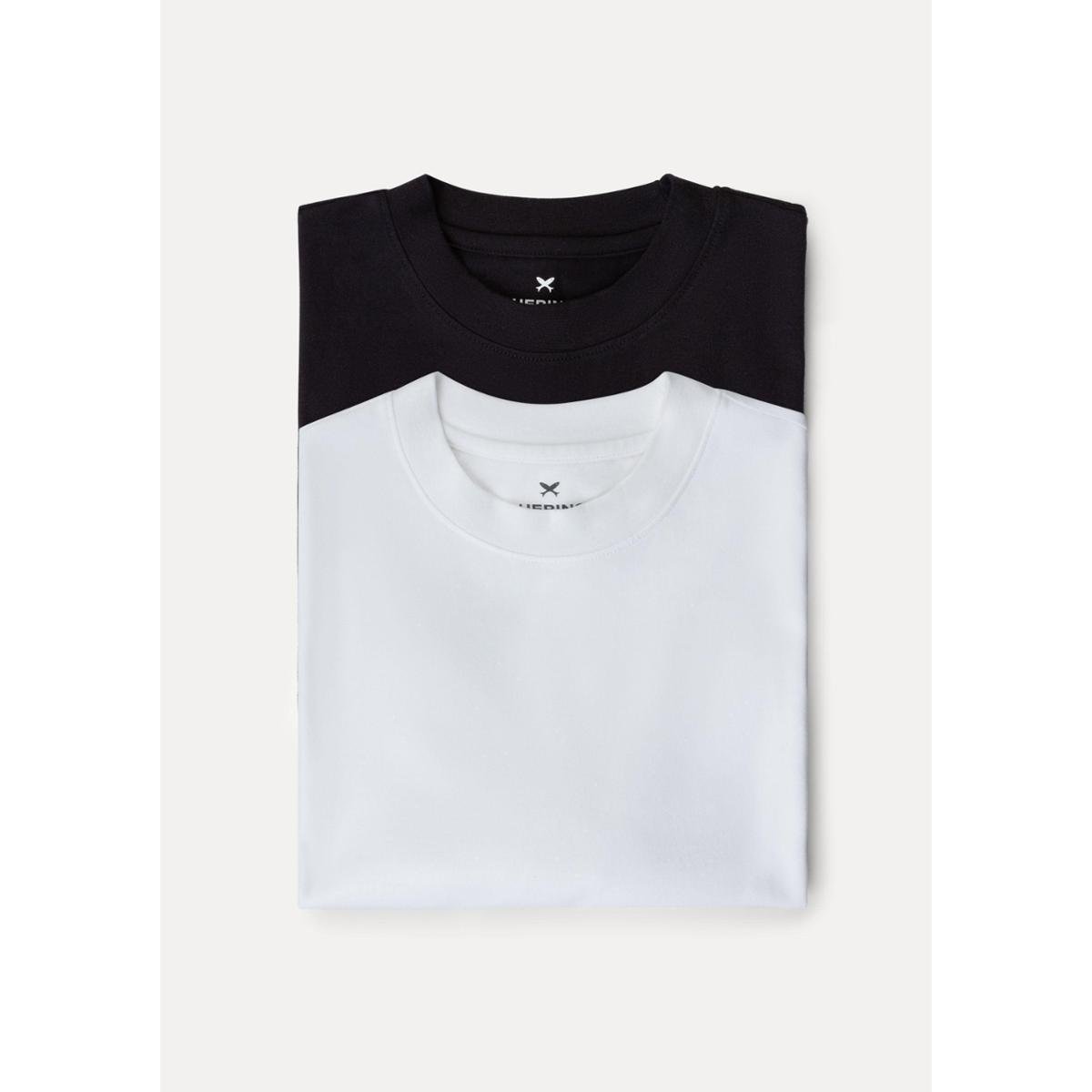 Kit Com 2 Camisetas Oversized Masculinas Básicas Relaxed Hering Menor preço em Kit Com 2 Camisetas Oversized Masculinas Básicas Relaxed Hering