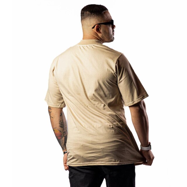 Kit Com 2 Camisetas Oversized Streetwear Masculina Gola Alta