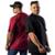 Kit Com 2 Camisetas Oversized Streetwear Masculina Gola Alta - Preto+Vinho