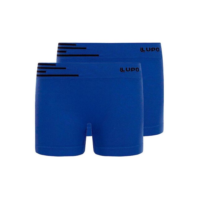 Kit com 2 Cuecas Infantil Boxer Lupinho 132-002 Branco