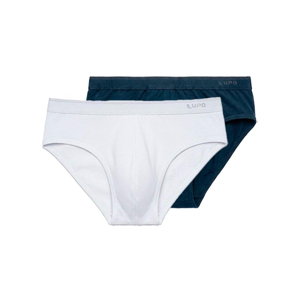 Kit com 2 Cuecas Slip Lupo 485-003