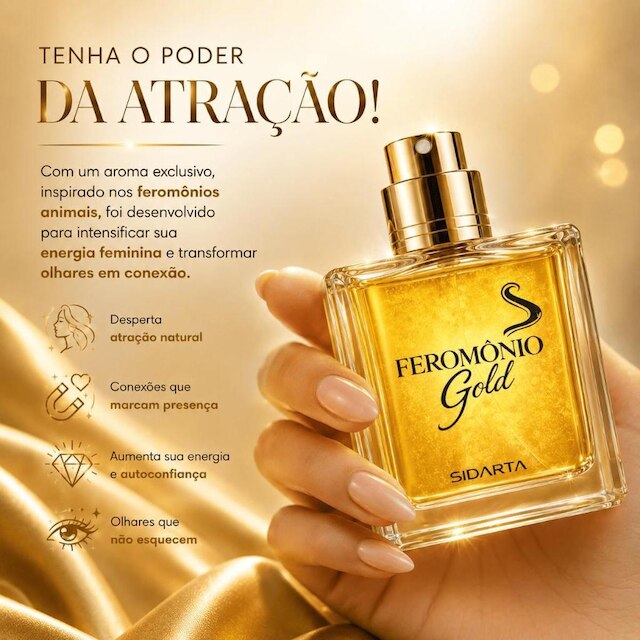 Kit Com 2 Perfumes Gold Sidarta