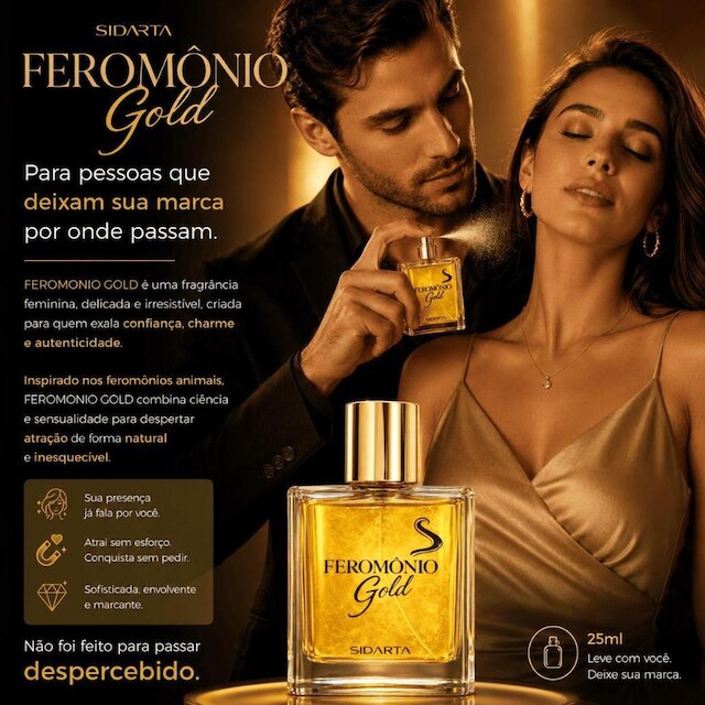 Kit Com 2 Perfumes Gold Sidarta