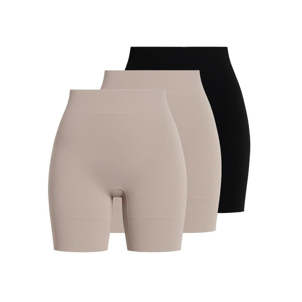 Kit com 3 Bermudas Feminina Modeladora Liz 74394 Bege
