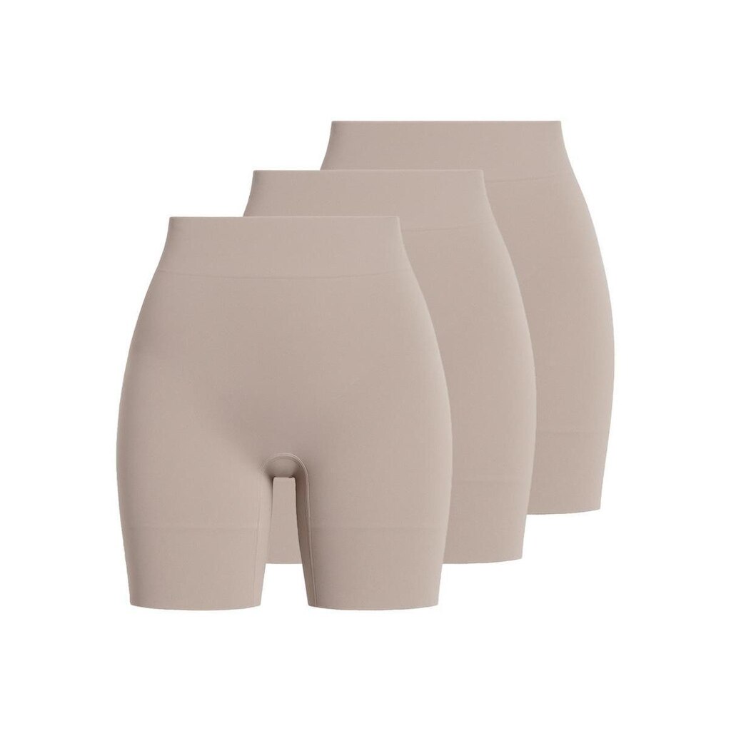 Kit com 3 Bermudas Feminina Modeladora Liz 74394 Bege
