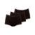 Kit com 3 Calcinhas Alta Safira Demillus 57330 - Preto
