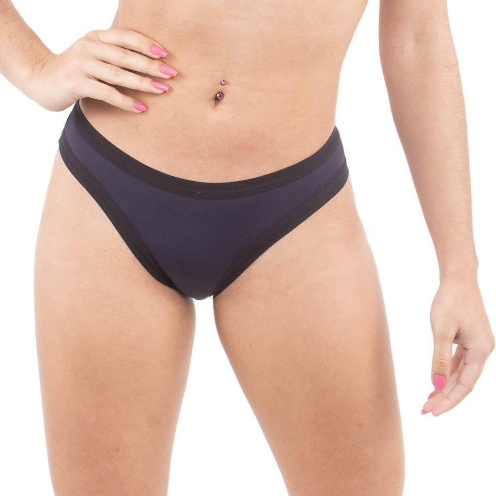 KIT com 3 Calcinhas em microfibra modelo tanga Lutestil