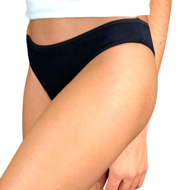 Kit com 3 Calcinhas Tanga Try Basics Confortável Cotton Algodão Premium
