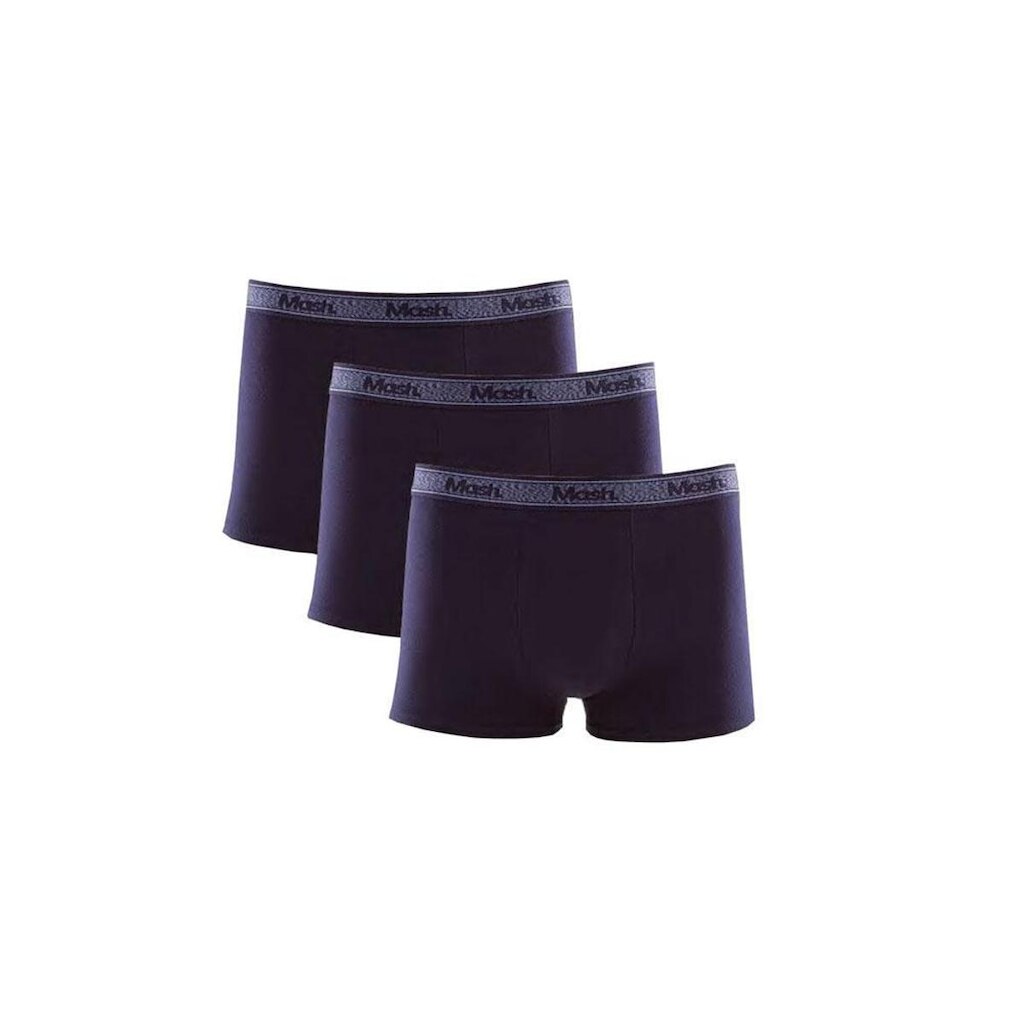 Kit com 3 Cuecas Boxer Mash 111.42 Cotton