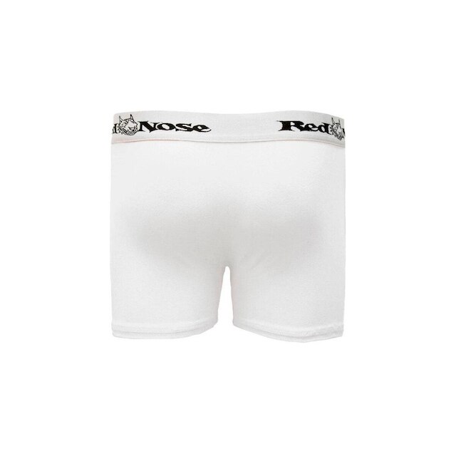 Kit com 3 Cuecas Boxer Red Nose 320 Branco
