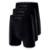 Kit com 3 Cuecas Boxer Trifil 4411 Plus Size - Preto