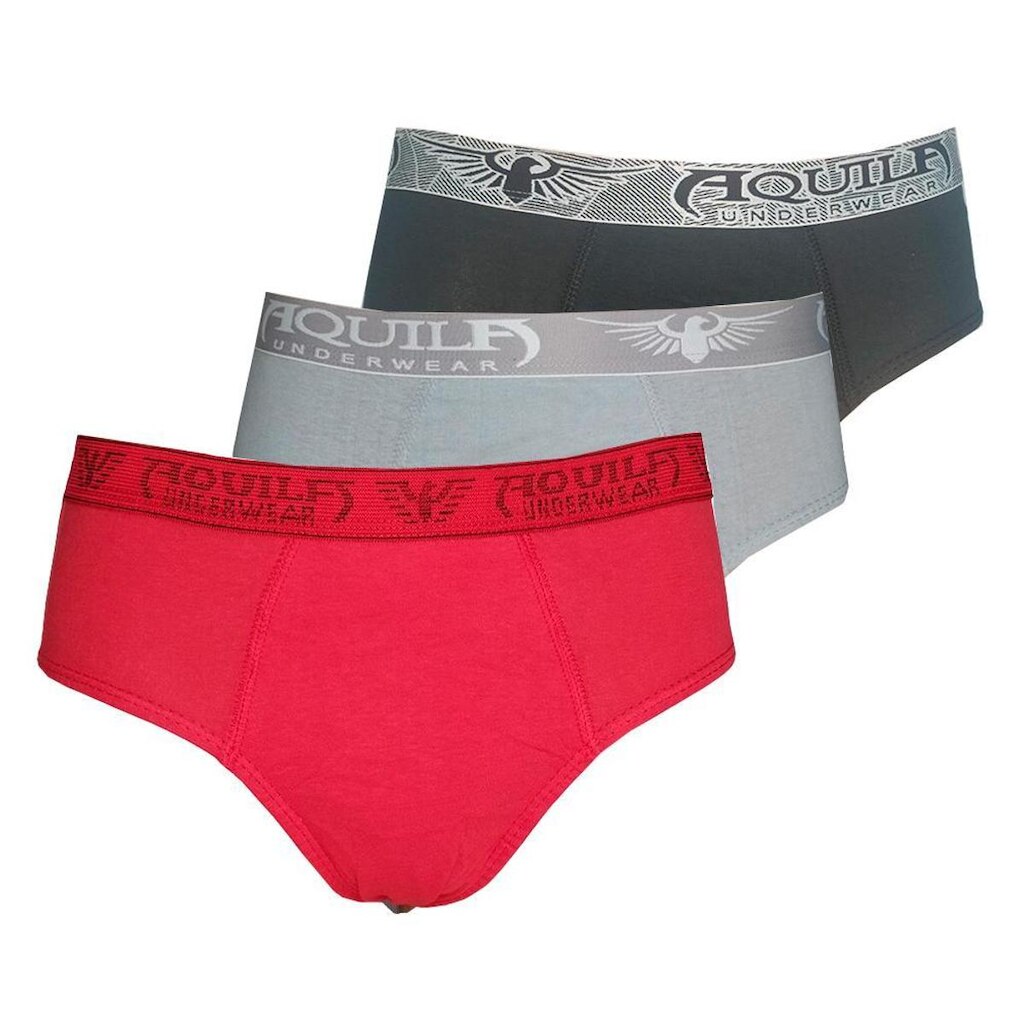 Kit Com 3 Cuecas Masculina Plus Size Slip Algodão
