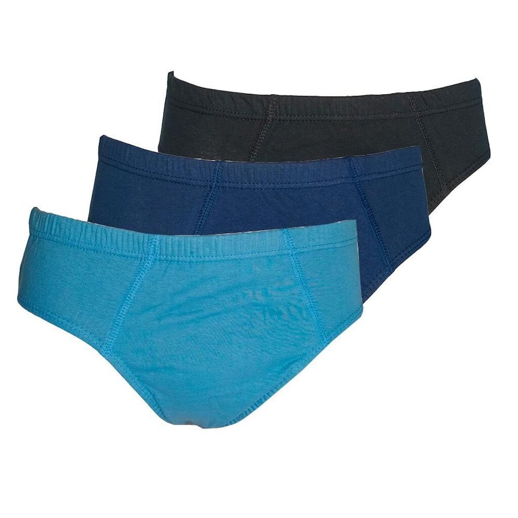 Kit Com 3 Cuecas Masculina Slip - Algodão
