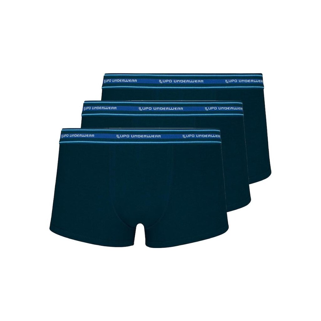 Kit com 3 Cuecas Sunga Lupo 460-003 Azul Marinho