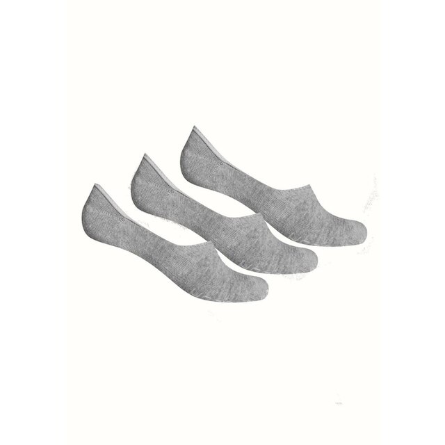 Kit Com 3 Pares De Meia Unissex Invisível