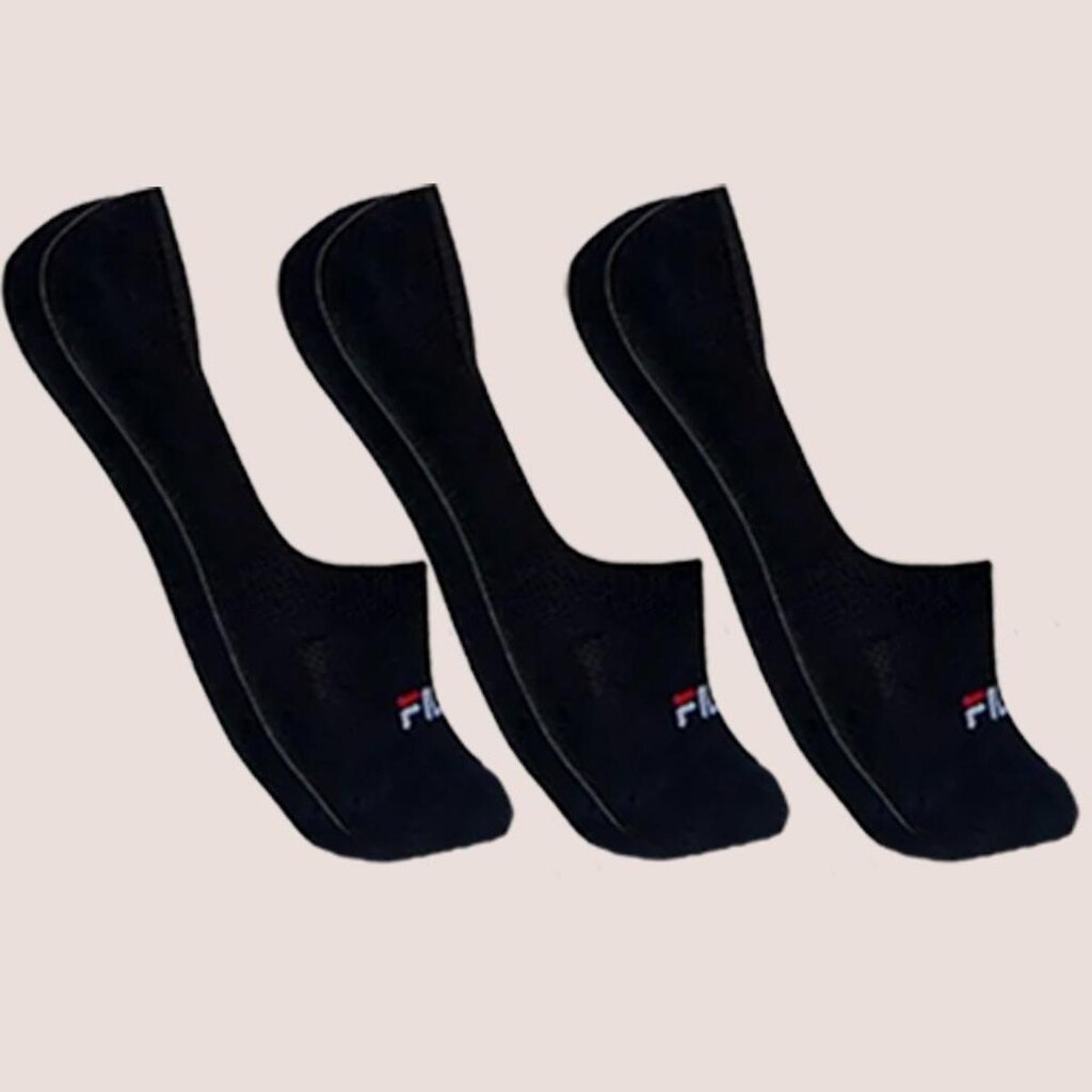 Kit Com 3 Pares De Meias Fila Invisível Soquete Unissex Faixa Tensora