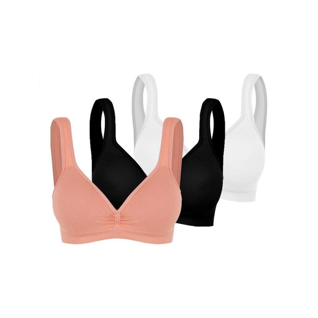 Kit com 3 Tops sem Aro com Bojo Trifil 3294 Bege