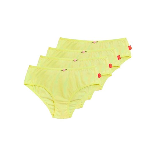 Kit com 4 Calcinhas Infantil Sanny 212830 Rosa