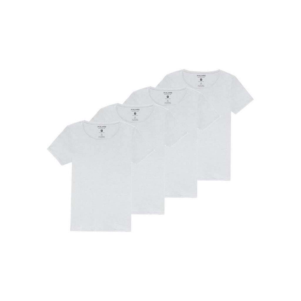 Kit com 4 Camisetas Feminina Malwee 1000004500 Preto