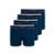 Kit com 4 Cuecas Infantil Boxer Lupinho 137-010 Chumbo - Azul
