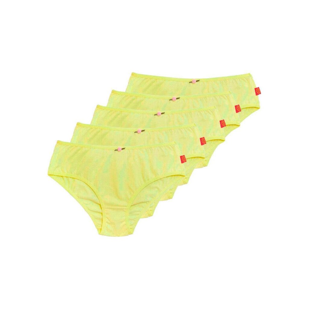 Kit com 5 Calcinhas Infantil Sanny 212830 Amarelo