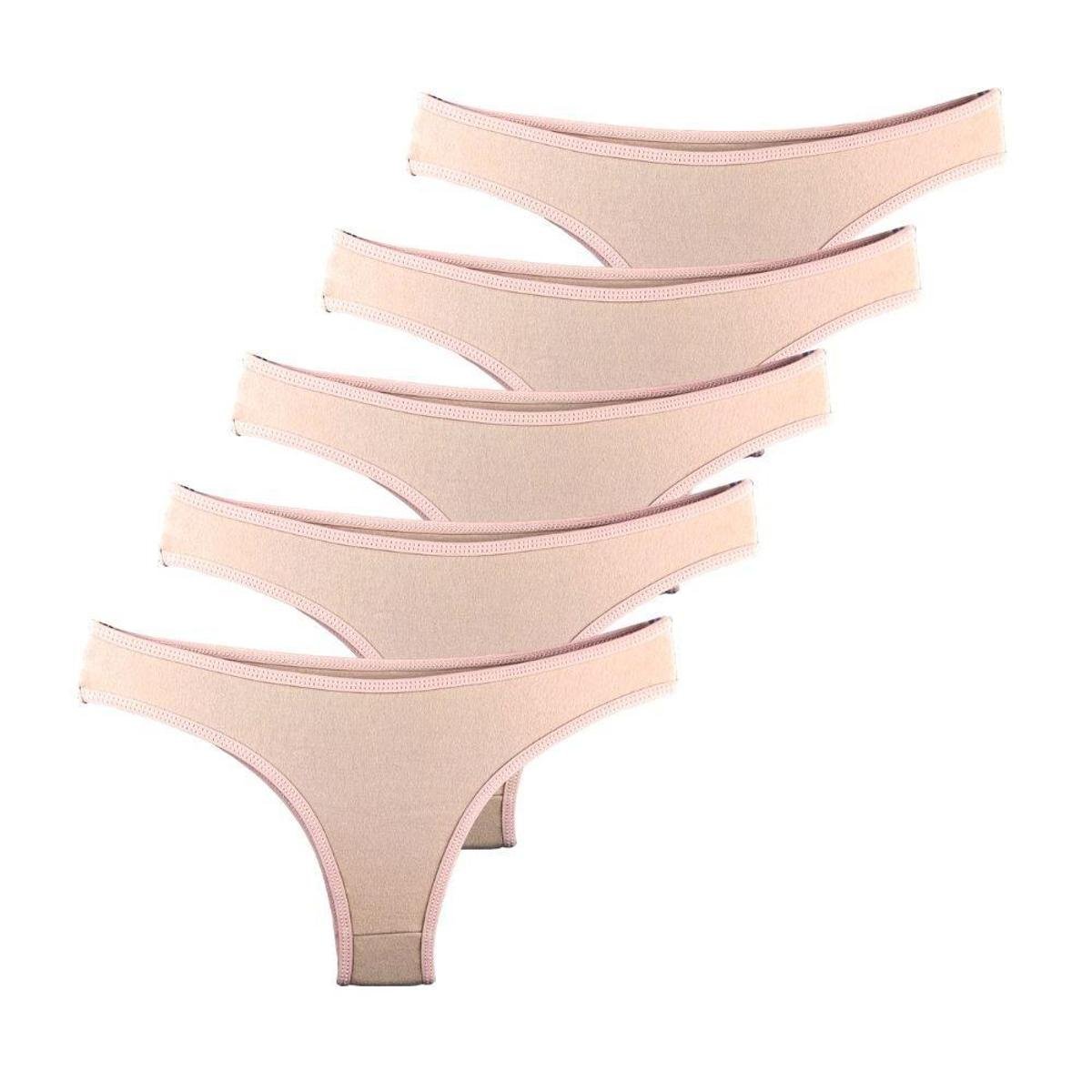 Kit com 5 Calcinhas Tanga Try Basics Confortável Cotton Algodão Premium é ruim? Kit com 5 Calcinhas Tanga Try Basics Confortável Cotton Algodão Premium é boa?