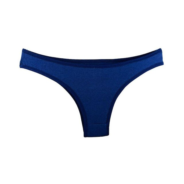 Kit com 5 Calcinhas Tanga Try Basics Confortável Cotton Algodão Premium