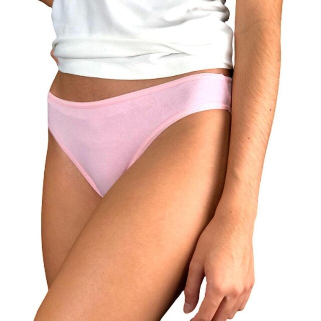 Kit com 5 Calcinhas Tanga Try Basics Confortável Cotton Algodão Premium
