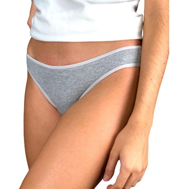 Kit com 5 Calcinhas Tanga Try Basics Confortável Cotton Algodão Premium