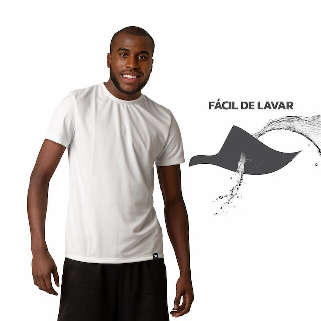 Kit com 5 Camiseta Algodão Sportswear Muvin - Masculino - Mais Conforto para seu Treino e Caminhada