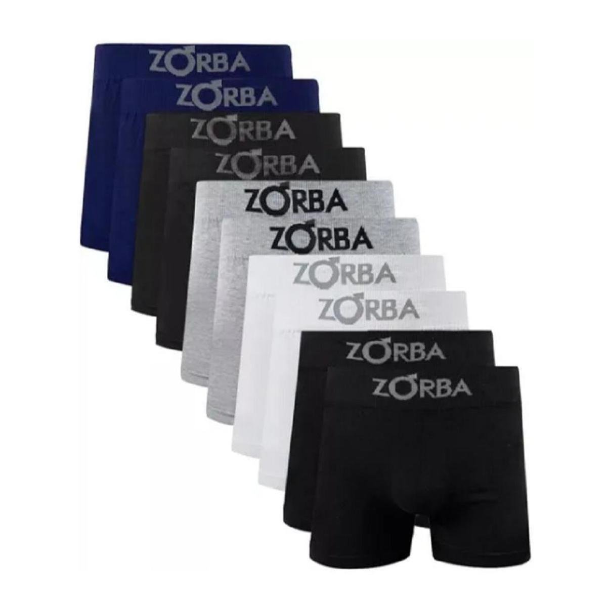 Kit Com 6 Cuecas Boxer Algodão Sem Costura Zorba 781 Menor preço em Kit Com 6 Cuecas Boxer Algodão Sem Costura Zorba 781