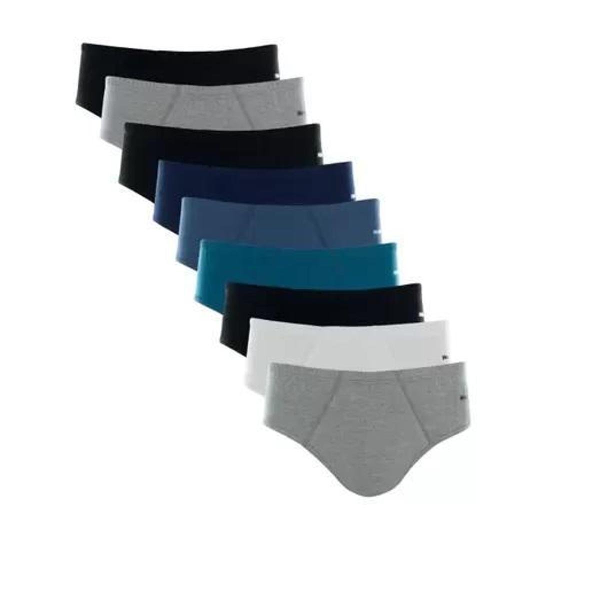 Kit Com 6 Cuecas Slip Mash Algodão 010.20 Menor preço em Kit Com 6 Cuecas Slip Mash Algodão 010.20