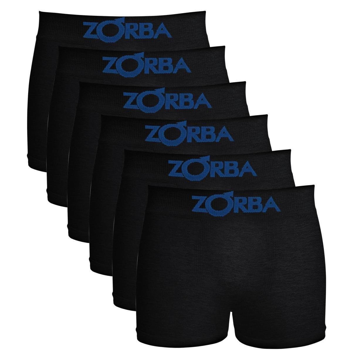 Kit com 6 Cuecas Zorba Boxer Algodão Sem Costura Infantil 678 Menor preço em Kit com 6 Cuecas Zorba Boxer Algodão Sem Costura Infantil 678