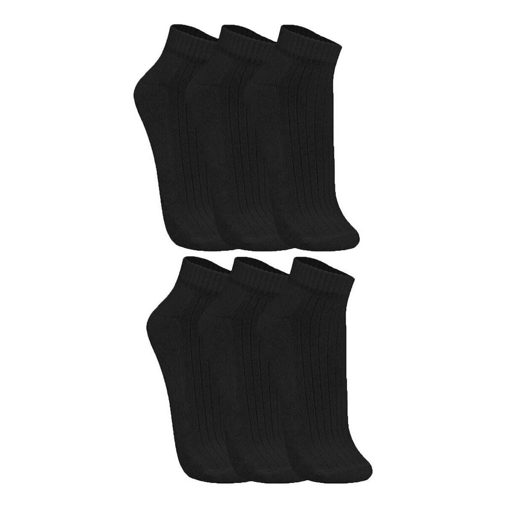 Kit com 6 Meias Esportiva Cano Curto Trifil 8004 Preto