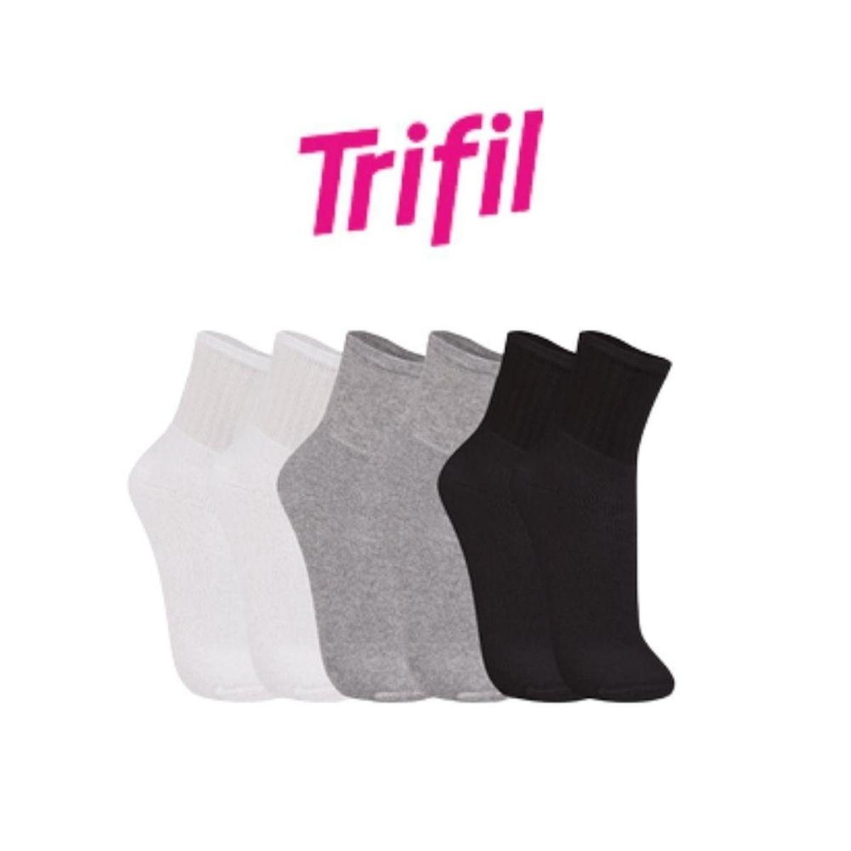 Kit Com 6 Pares Meia Unissex Trifil Algodão Cano Médio é ruim? Kit Com 6 Pares Meia Unissex Trifil Algodão Cano Médio é boa?