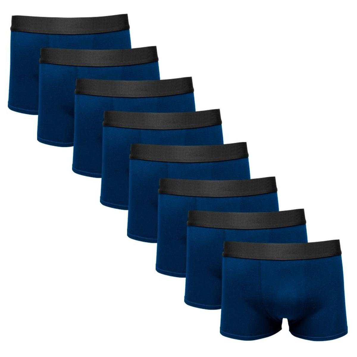 Kit Com 8 Cuecas Boxer Cotton Confort Part.B Masculino - Marinho é ruim? Kit Com 8 Cuecas Boxer Cotton Confort Part.B Masculino - Marinho é boa?