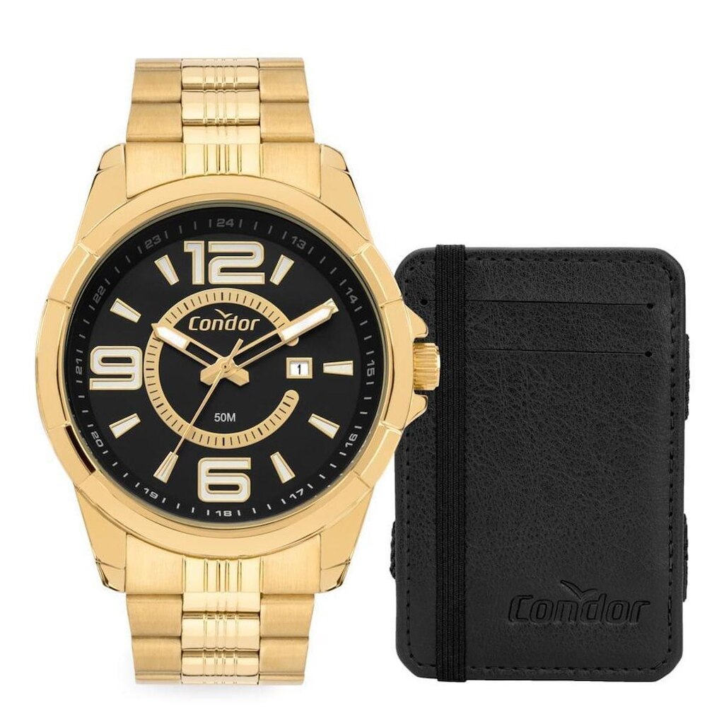 Kit Condor Masculino Speed Dourado - CO2115MVZ/K4P CO2115MVZ/K4P