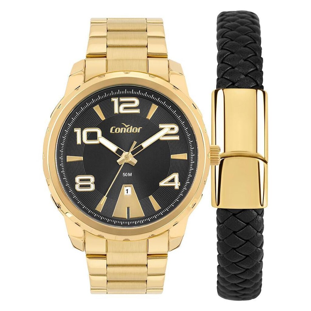 Kit Condor Masculino Speed Dourado - CO2115MYJ/K4P