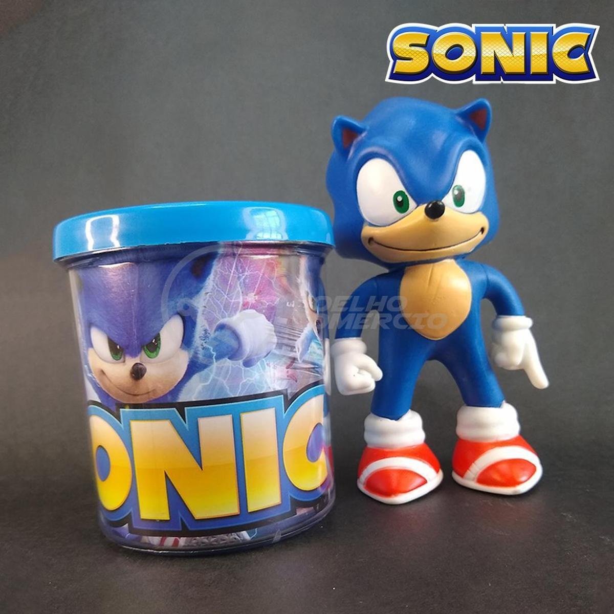 Kit Conjunto Boneco Colecionável Sonic Azul Articulado Sega 15cm + Caneca Personalizada 350ml - Branco Menor preço em Kit Conjunto Boneco Colecionável Sonic Azul Articulado Sega 15cm + Caneca Personalizada 350ml - Branco