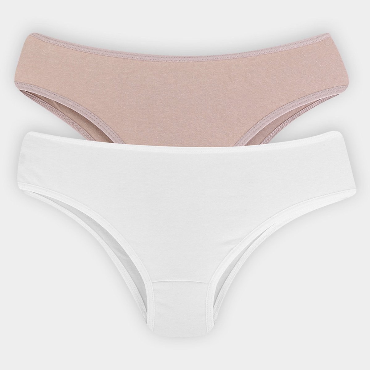 Kit Conjunto Calcinha Trifil Lisa Feminino - Branco+Bege é ruim? Kit Conjunto Calcinha Trifil Lisa Feminino - Branco+Bege é boa?