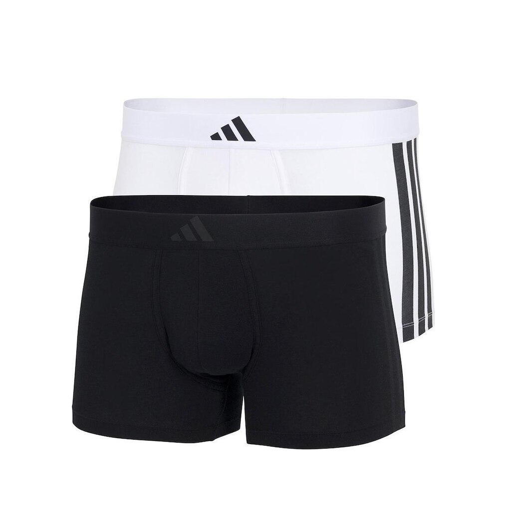 Kit Cueca Adidas Boxer 3 Listras Active Flex Algodão 2 Peças
