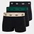 Kit Cueca Adidas Originals c/3 Peças Masculina - Preto+verde