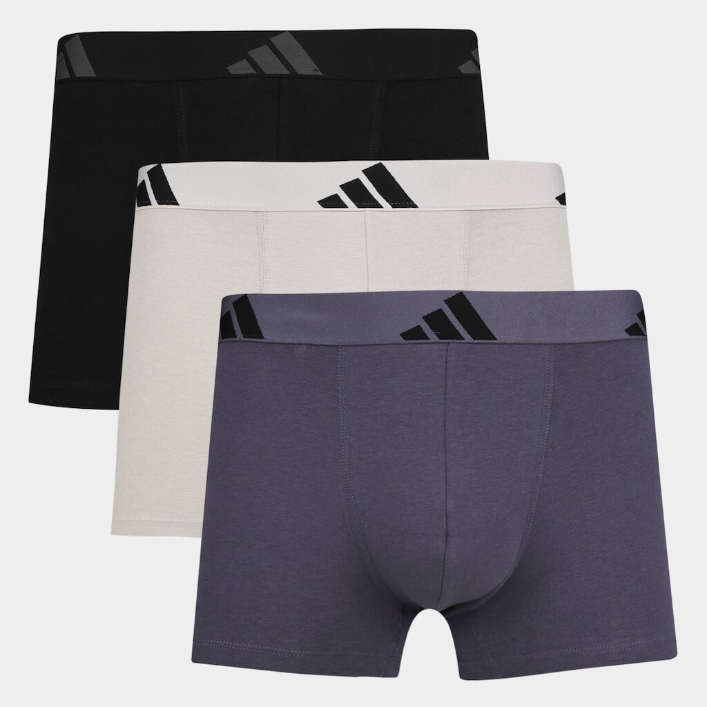 Kit Cueca Boxer Adidas  3 Peças