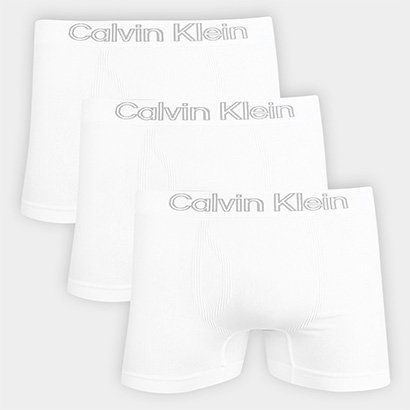 Kit Cueca Boxer Calvin Klein C/ 3 Peças - Masculino