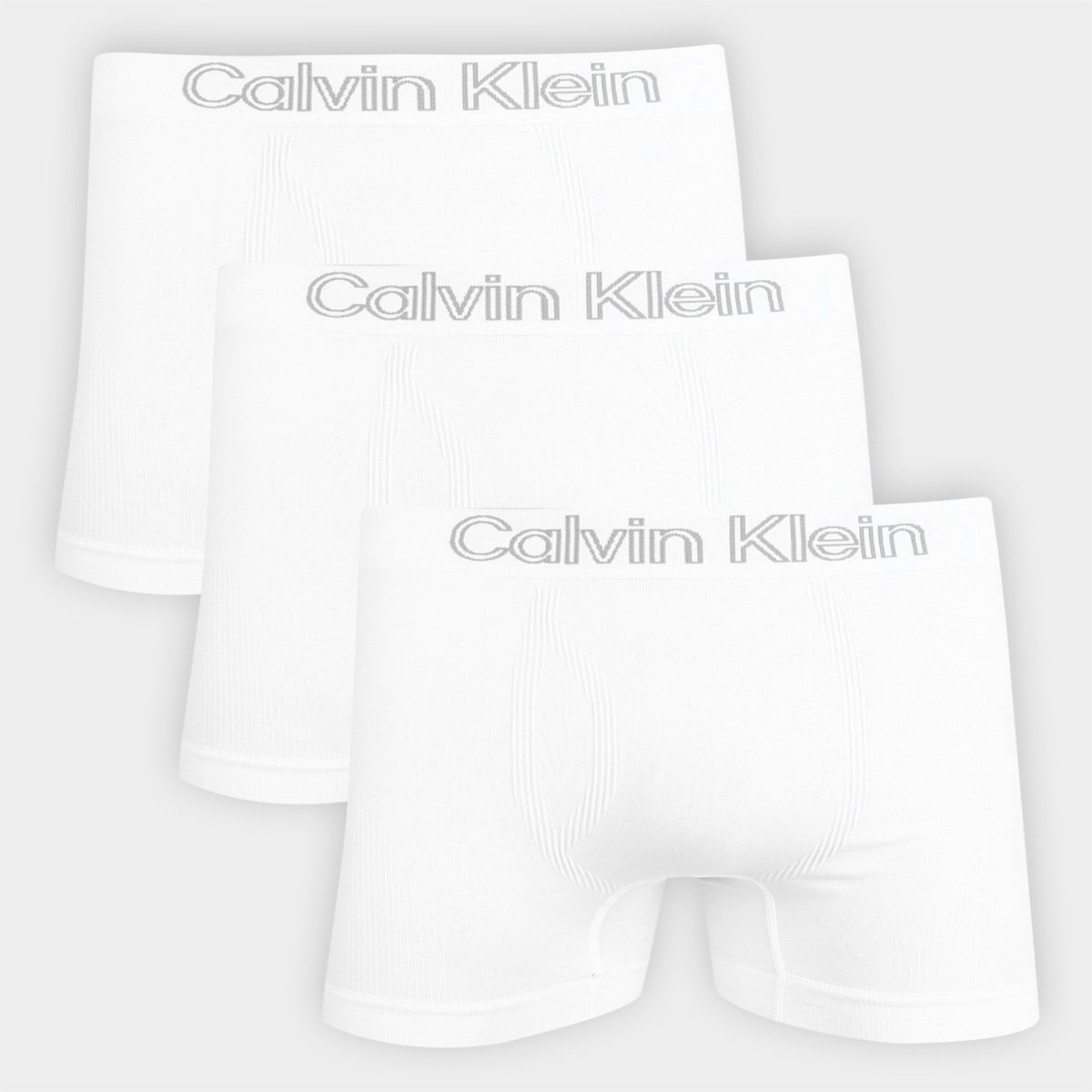 Kit Cueca Boxer Calvin Klein C/ 3 Peças Menor preço em Kit Cueca Boxer Calvin Klein C/ 3 Peças